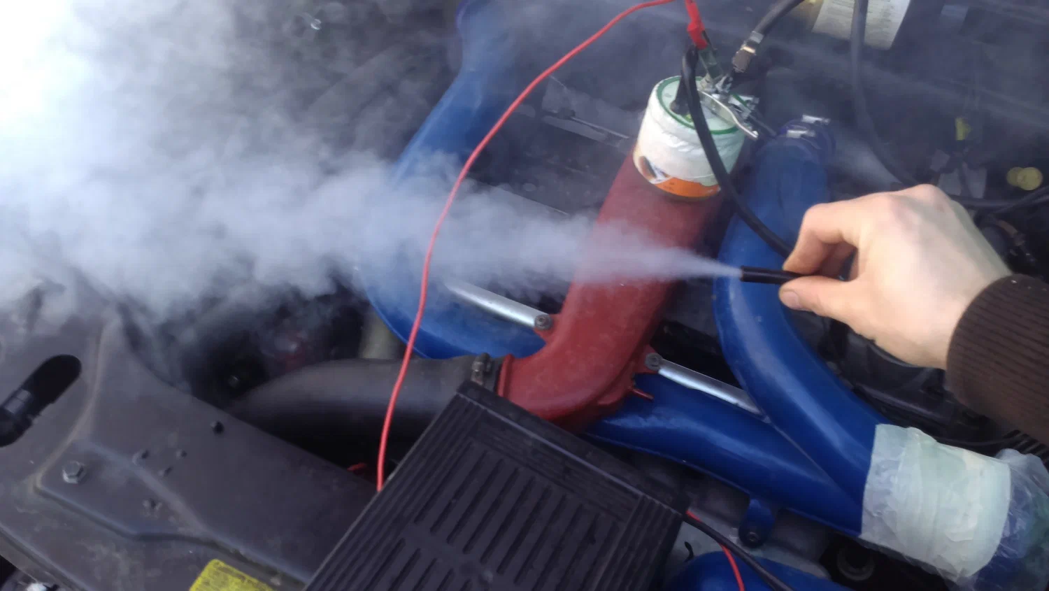 Intake leak test service